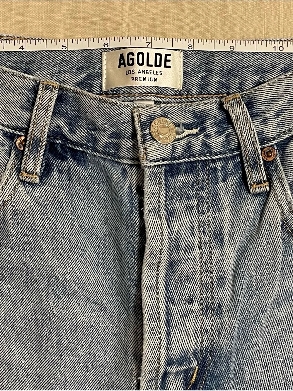 Agolde measurements waist
